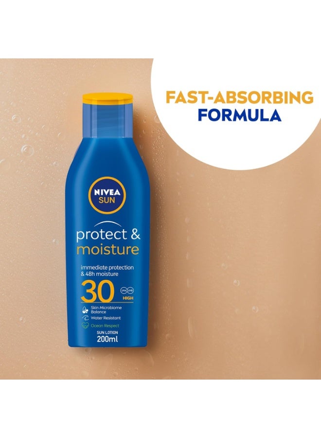 Nivea Protect & Moisture SPF30 High(Product may Differ but Same as Content) 200 ML - Image 3